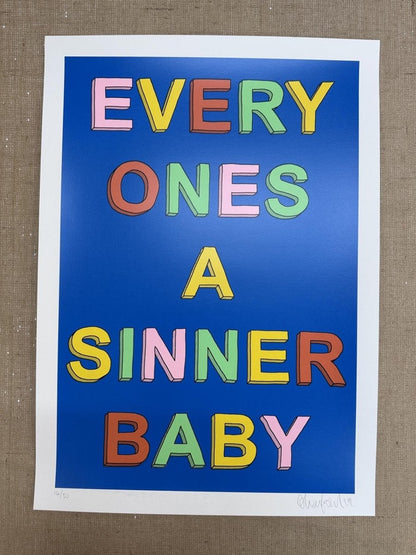 Sinner Screenprint - shop_name