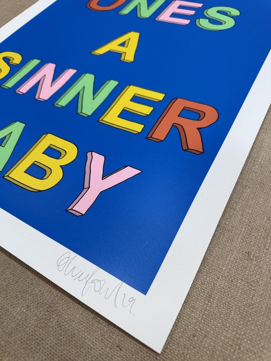 Sinner Screenprint - shop_name