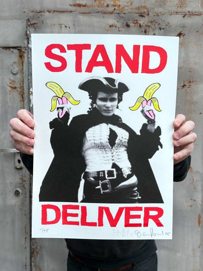 Stand & Deliver: Exclusive Oli Fowler / Shuby Collab Screenprint - shop_name