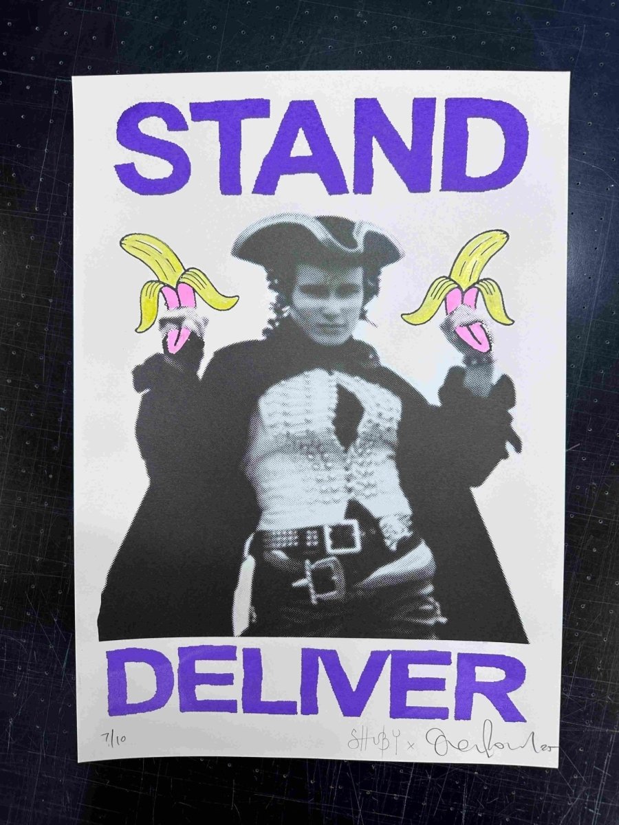 Stand & Deliver: Exclusive Oli Fowler / Shuby Collab Screenprint - shop_name