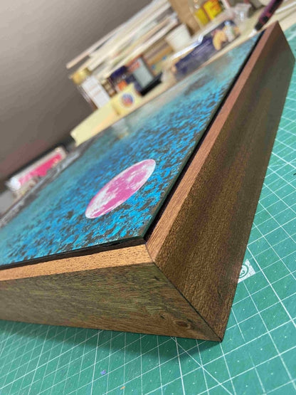 "The Road" Oxidised Copper Artwork B - shop_name