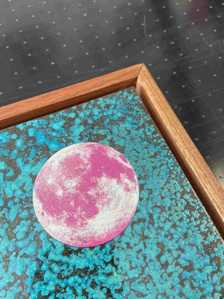 "The Road" Oxidised Copper Artwork C - shop_name