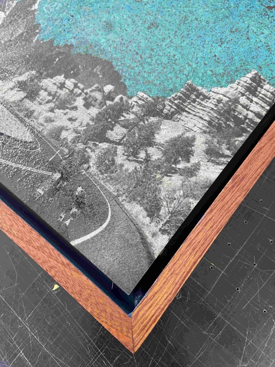 "The Road" Oxidised Copper Artwork D - shop_name