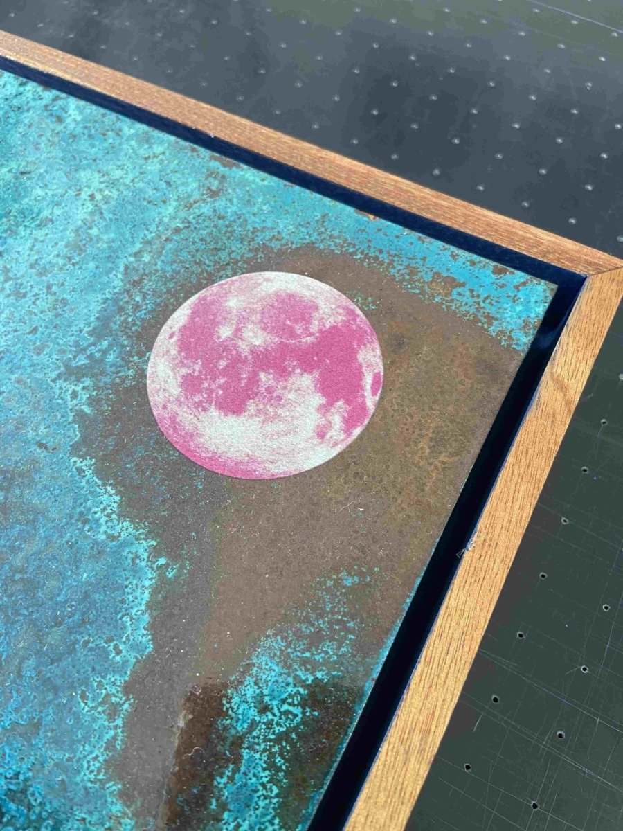 "The Road" Oxidised Copper Artwork E - shop_name