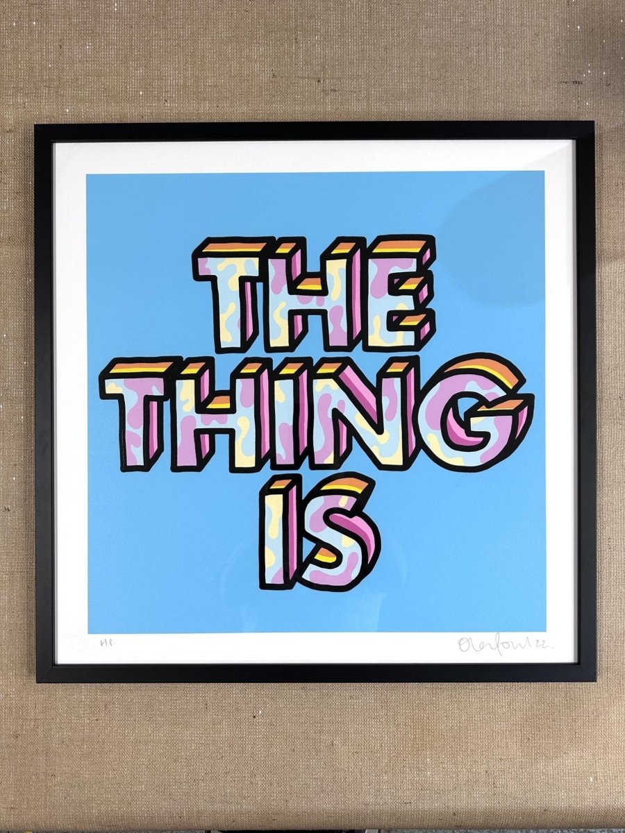 THE THING IS (FRAMED) - shop_name