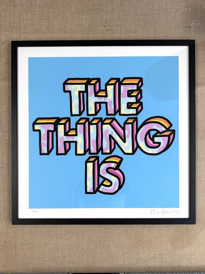 THE THING IS (FRAMED) - shop_name