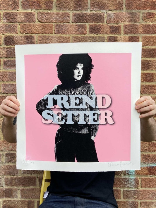 Trend Setter Hand Pulled Screenprint - shop_name