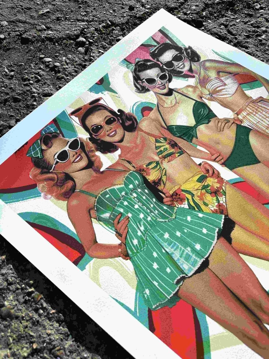 U LOVE IT Hand pulled Screenprint - shop_name