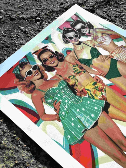 U LOVE IT Hand pulled Screenprint - shop_name