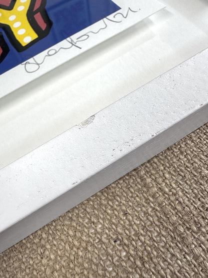 WE ARE FAMILY BLUE (FRAMED) - shop_name