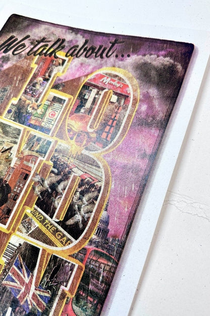 We Talk About London Hand pulled CMYK Screenprintt - shop_name