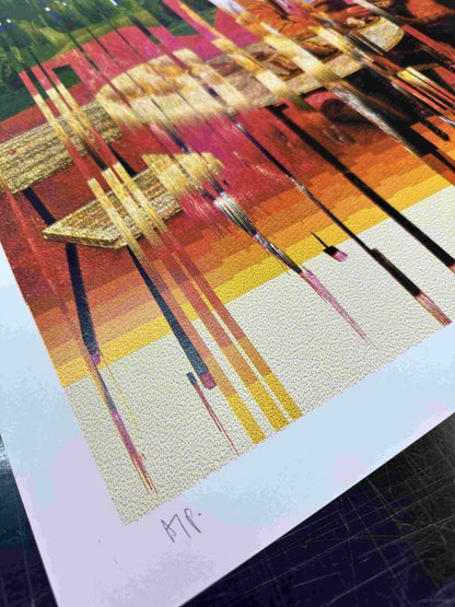 "Yesterday" 4 Colour Dither Screenprint - shop_name